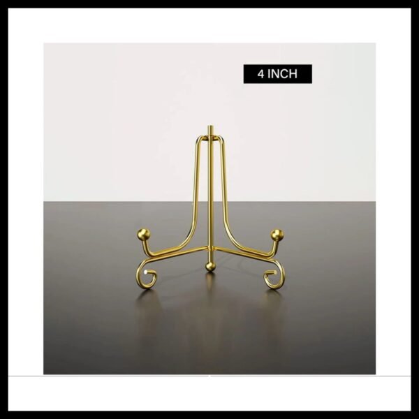 4” Gold Folding Metal Stand