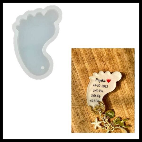 Baby Foot Keychain Mould