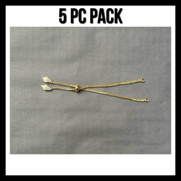 5 Pc Golden Bracelet Chain