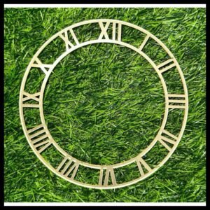 Acrylic Clock Ring Golden - 4.7 Inch