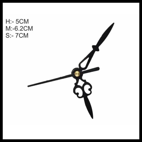 Black Clock Needle Small