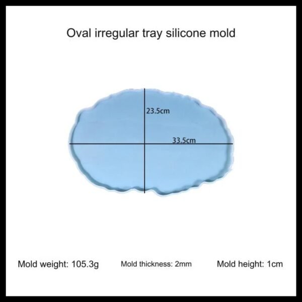 Oval Agate Tray Mould
