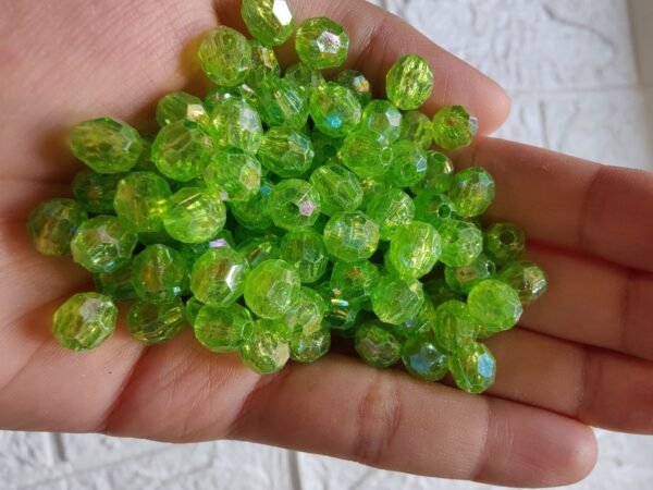 Green Crystal Beads