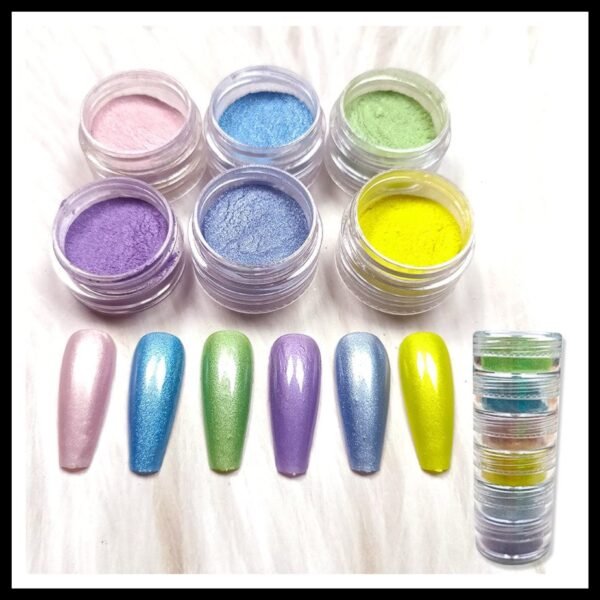 6 Shade Pearl Mica Powder (L)