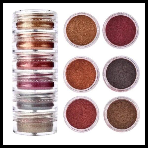 6 Shade Pearl Mica Powder (I)