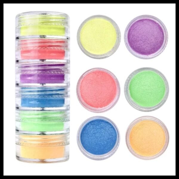 6 Shade Pearl Mica Powder (A)