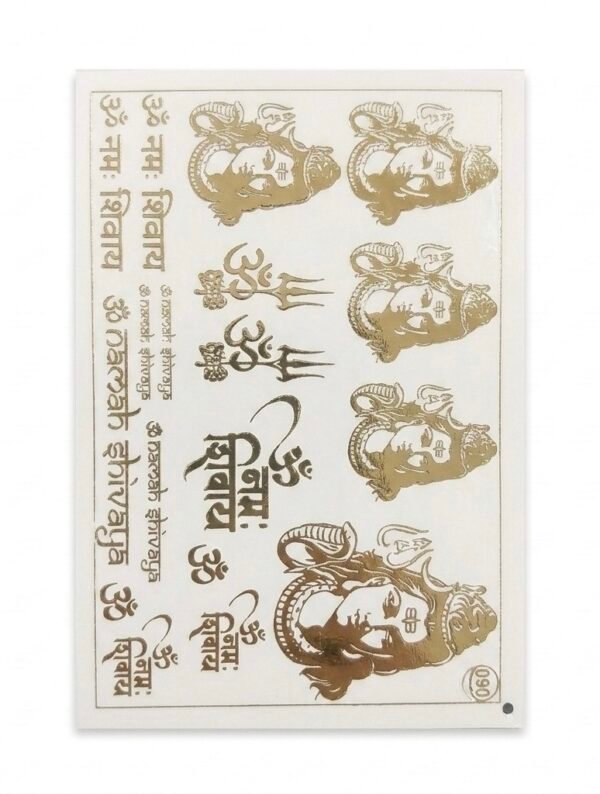 A5 Golden Embossed Design no. 002