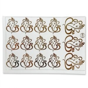 A5 Golden Embossed Ganesh Ji