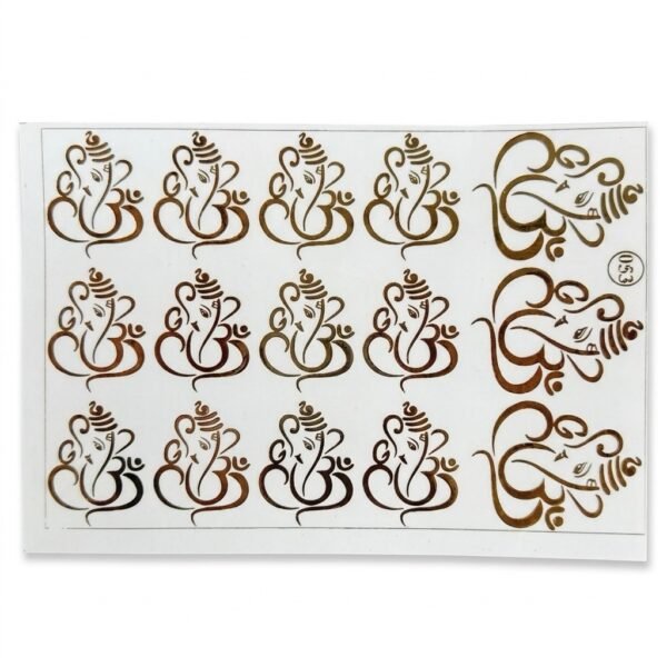 A5 Golden Embossed Ganesh Ji