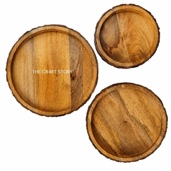 Round Teakwood Frame