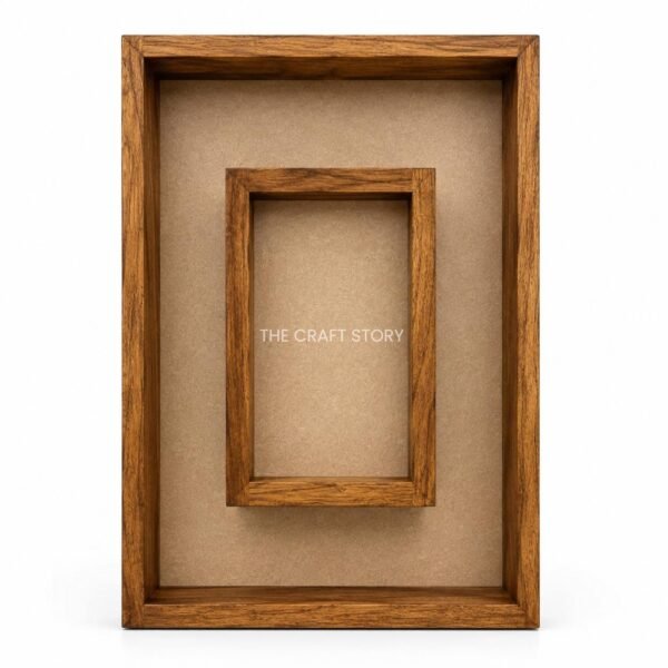 8 by 12 Double Teakwood Frame