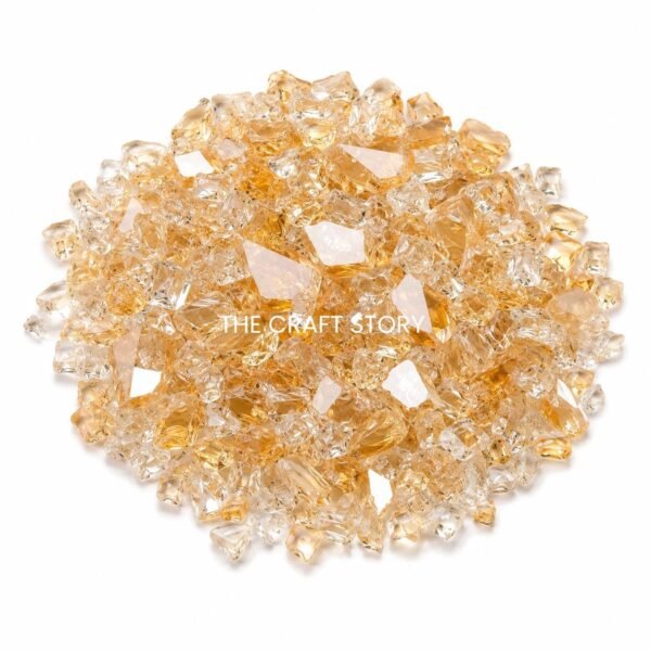 Golden Reflective Firepit Glass ( 1 KG )
