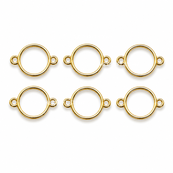 Golden Round Rakhi / Bracelet Bezzels ( 6 Pcs )