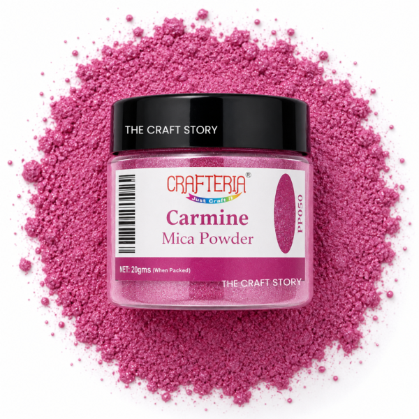 Carmine Pearl Mica Powder 20 Gram