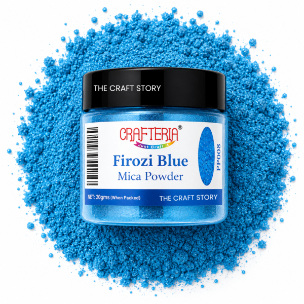 Firozi Blue Pearl Mica Powder 20 Gram