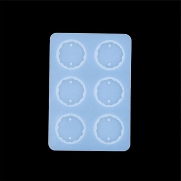 6 Cavity Round Agate Rakhi & Bracelet Mould