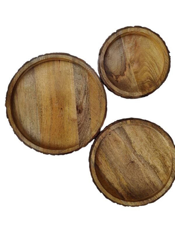 Round Teakwood Frame