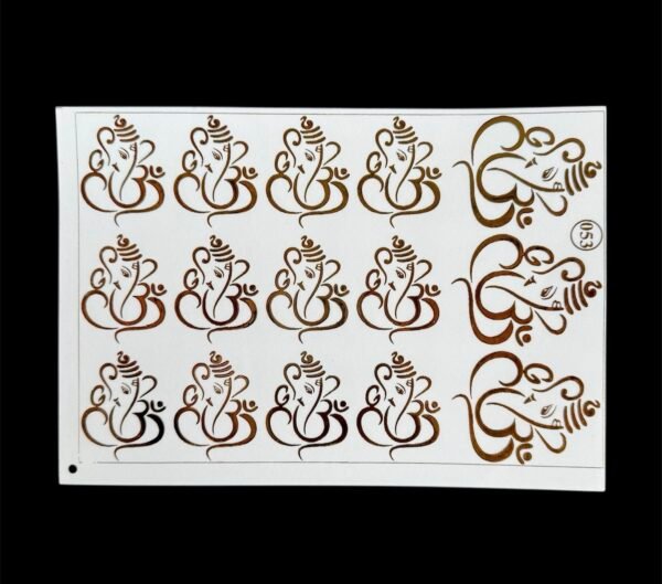 A5 Golden Embossed Ganesh Ji