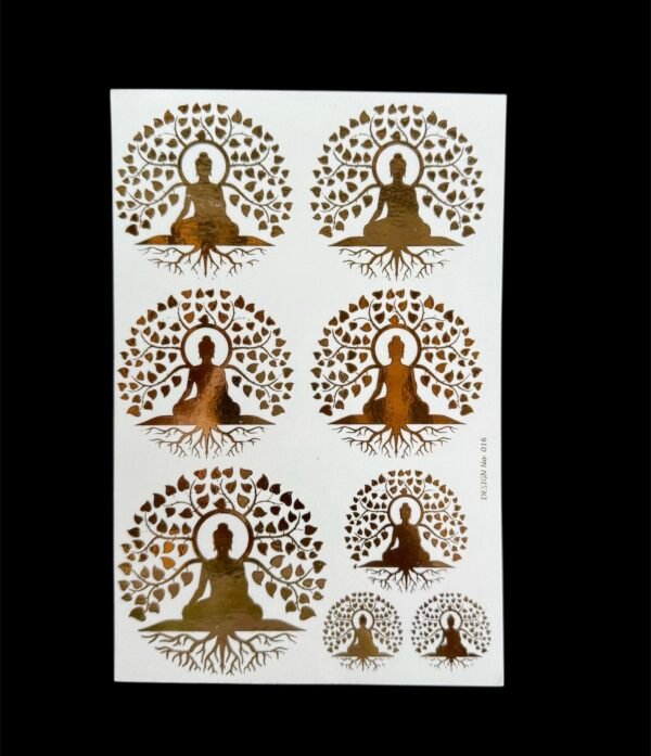 A5 Golden Embossed Design no. 16