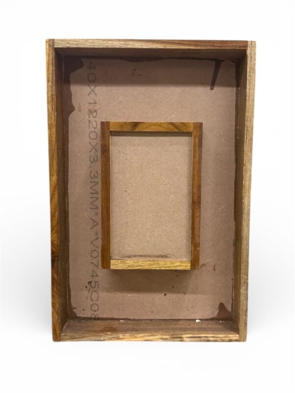 8 by 12 Double Teakwood Frame