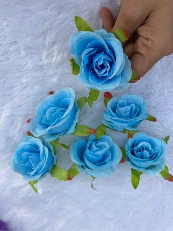 Blue Head Rose (6Pc)