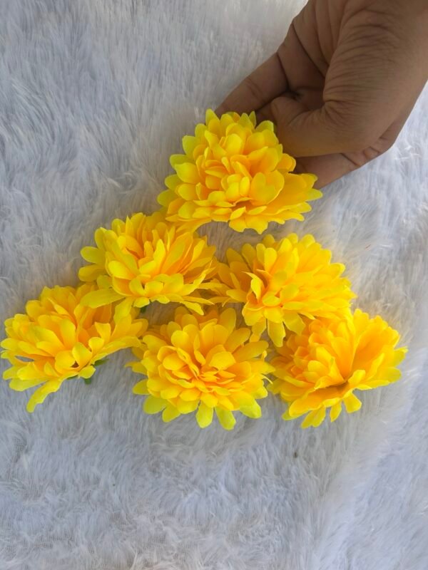 Yellow Daliya Flower(6Pc)