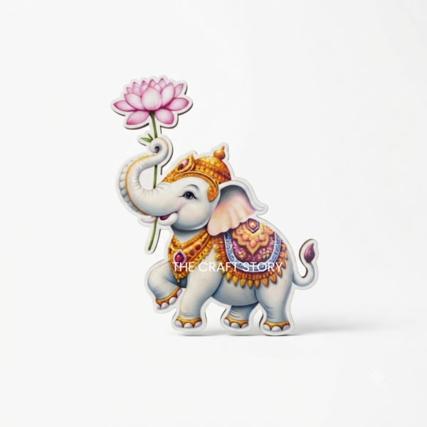 Haathi Mdf Cutout 4 Inch (Premium)