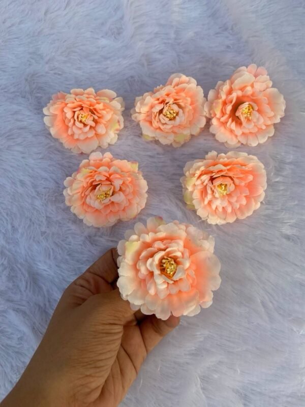 Orange Silk Marigold Flower(6Pc)