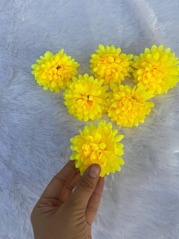 Yellow Daliya Flower(6Pc)