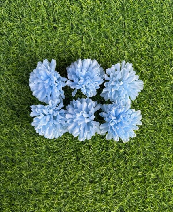 Blue Dahlia Flower(6pc)