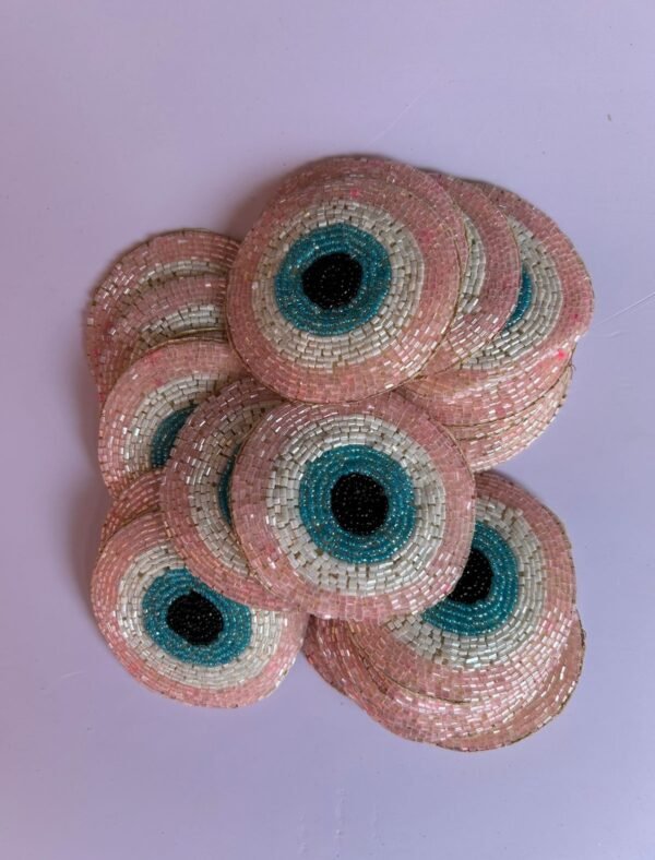 Pink Evil Eye Patch