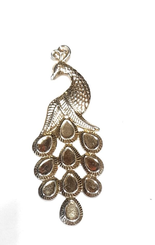 Big Golden Metal Peacock ( 6 Pcs )