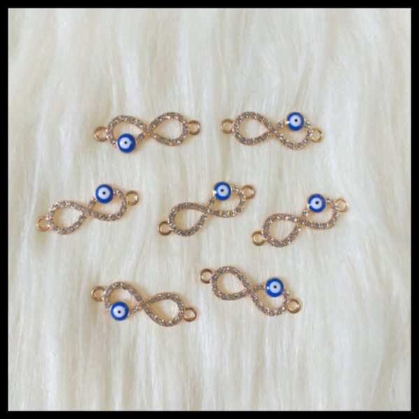 Infinity Evil Eye Charm ( 5 Pcs )