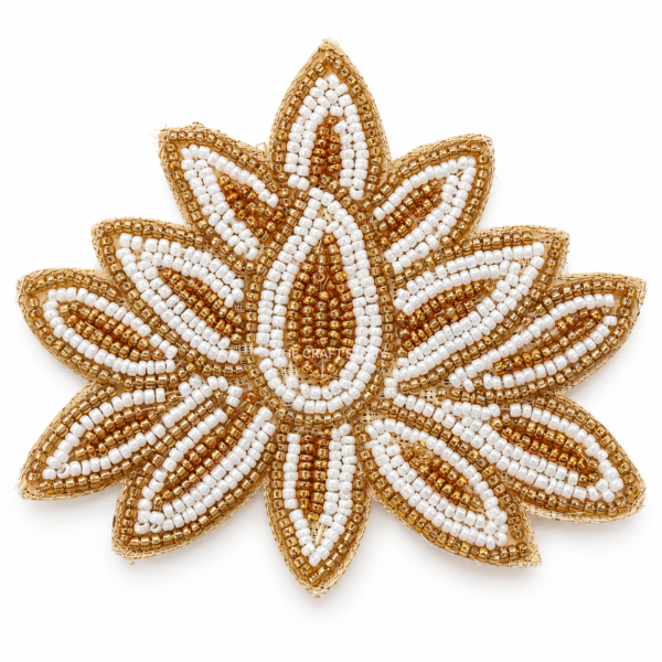 Golden White Lotus Patch