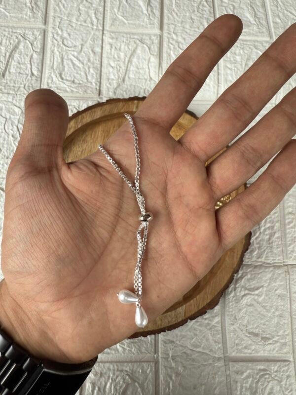 Silver Rakhi Bracelet Chain