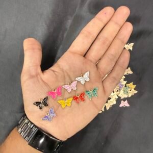 Butterfly Pendant Charms ( 5 Pcs )
