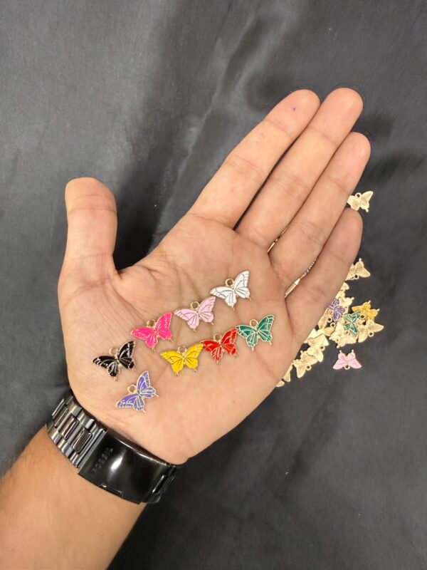Butterfly Pendant Charms ( 5 Pcs )