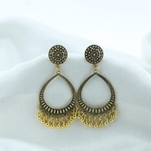 Golden Oval Jhumka