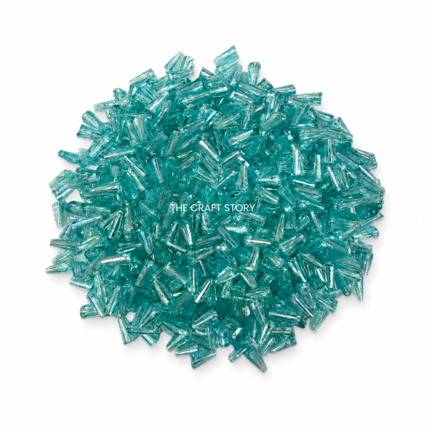 Light Blue Full Cone Beads ( 15 Grams )