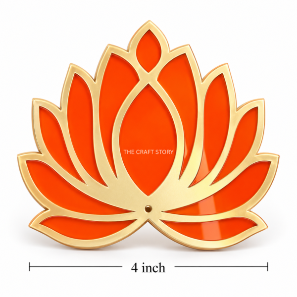 Acrylic Lotus 4 Inch