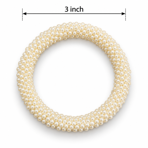 3 Inch Full Pearl Ring