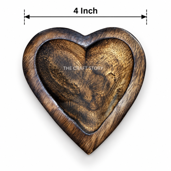 4 Inch Heart bowl for candle